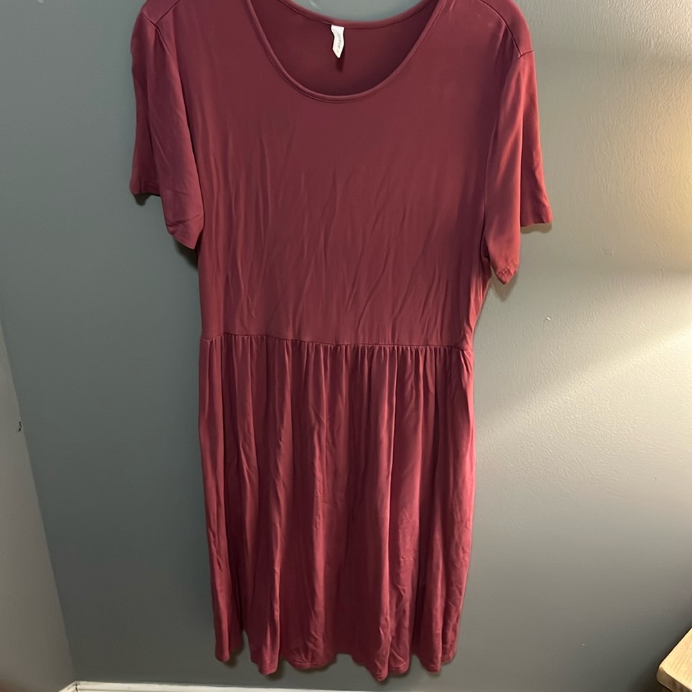 D B Moon Dress Plum Size XL
